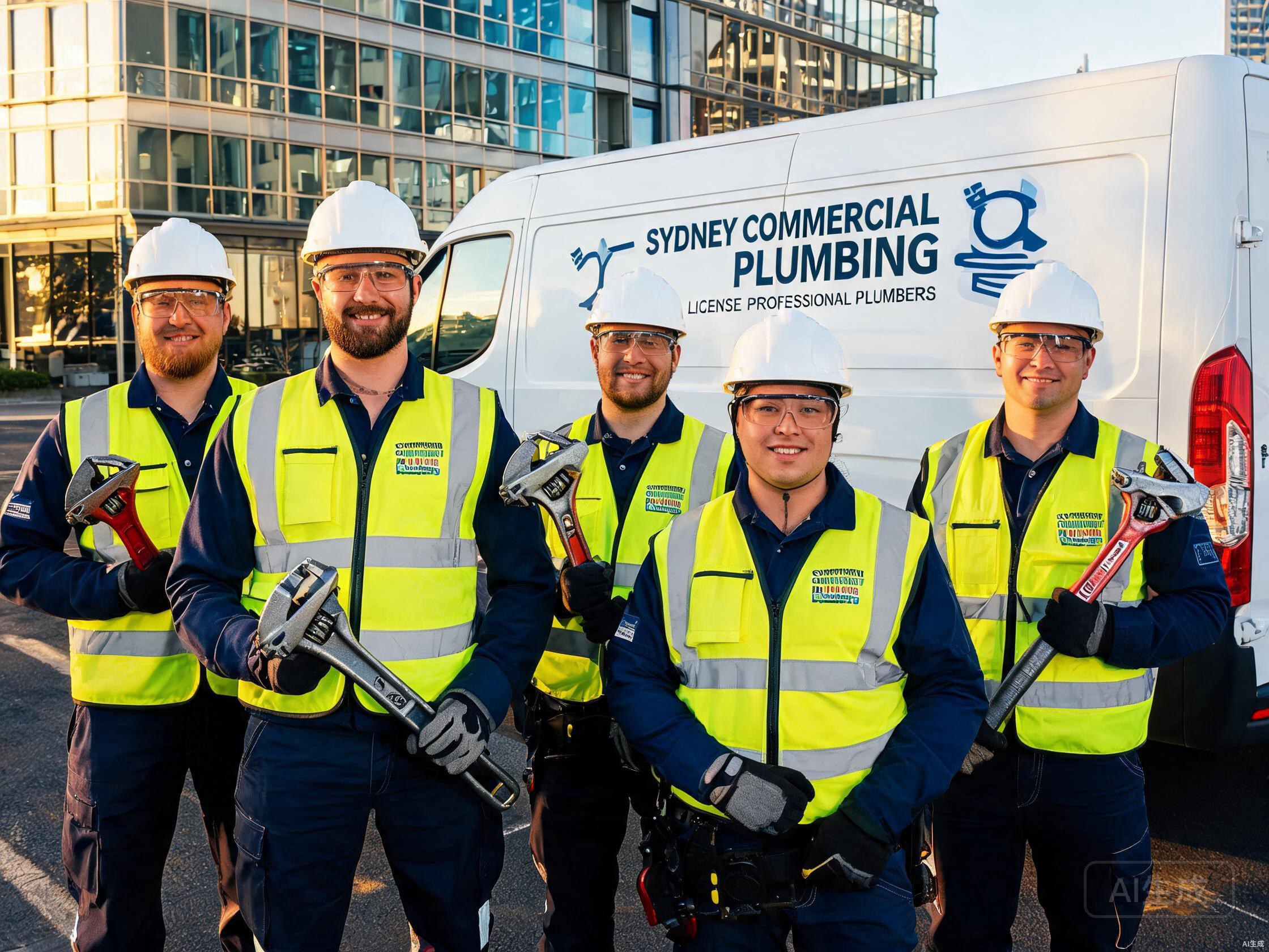 JN Commercial Plumbing team of licensed plumbers in Sydney