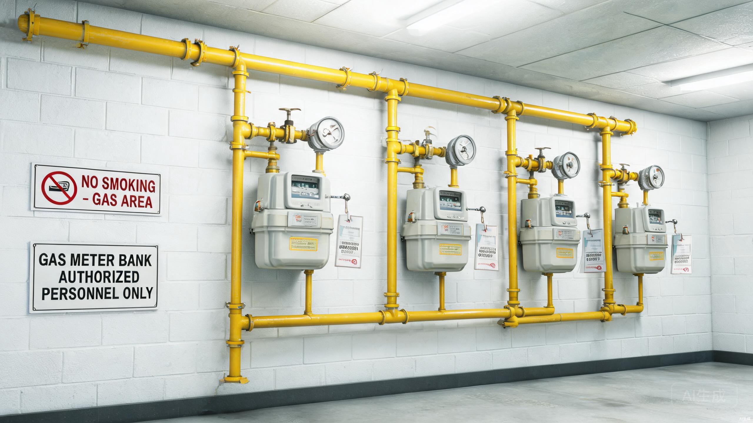 Commercial gas line upgrade