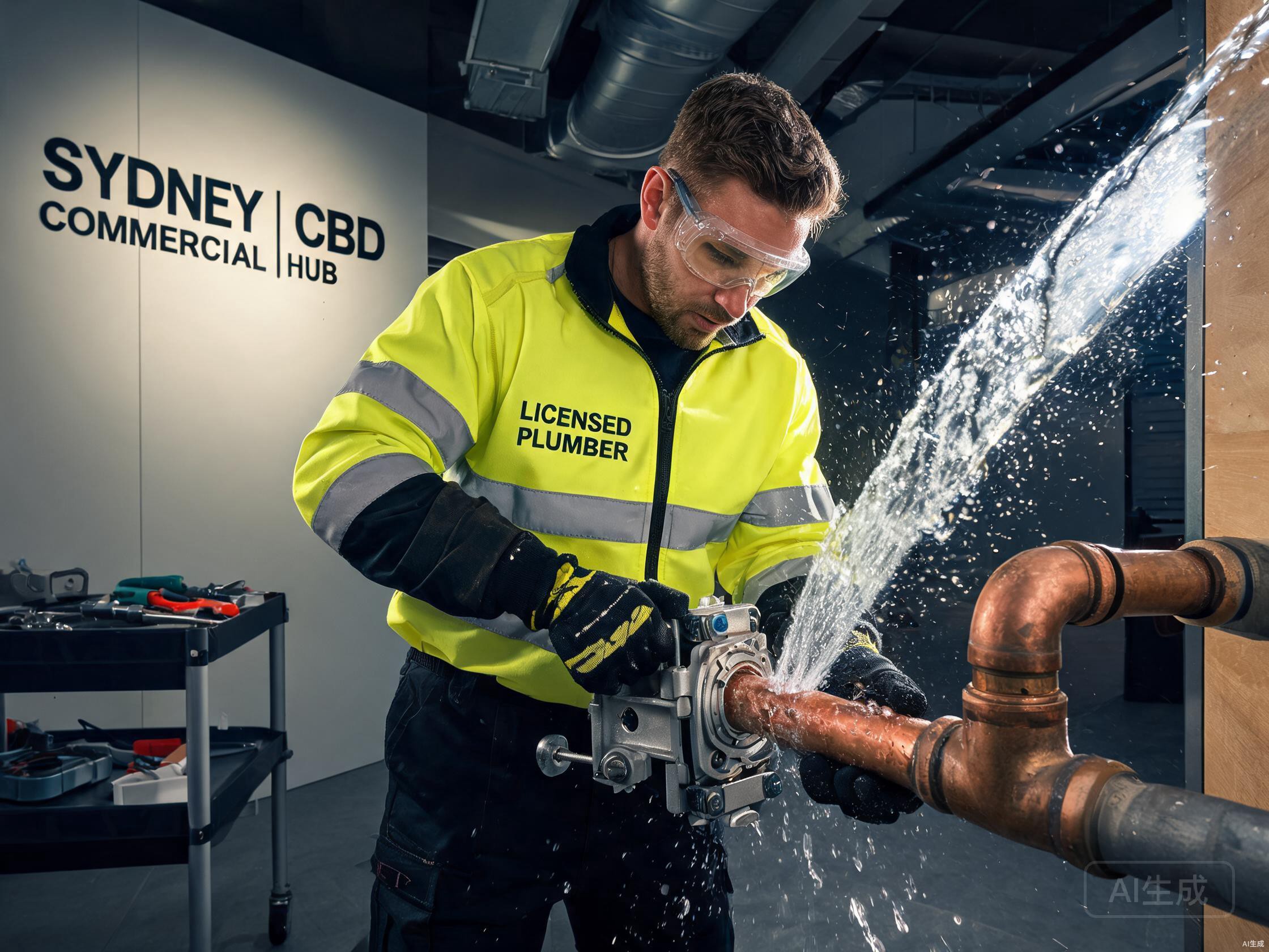 Burst pipe emergency repair