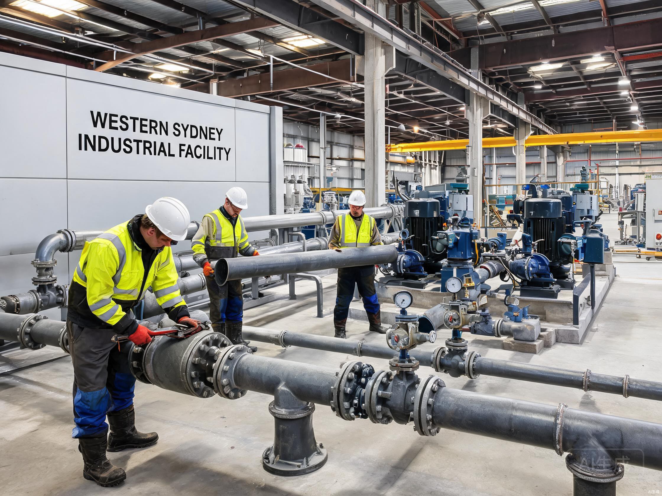 Factory plumbing system installation