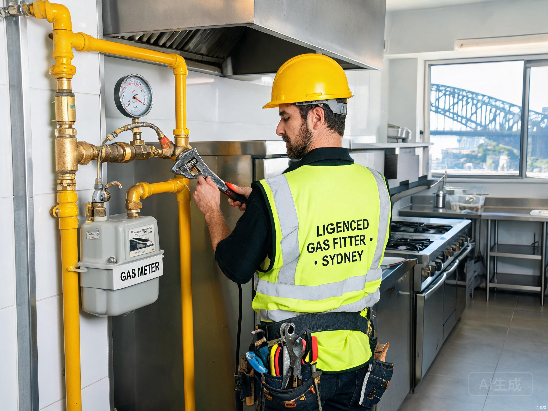 Commercial gas pipe installation and certification