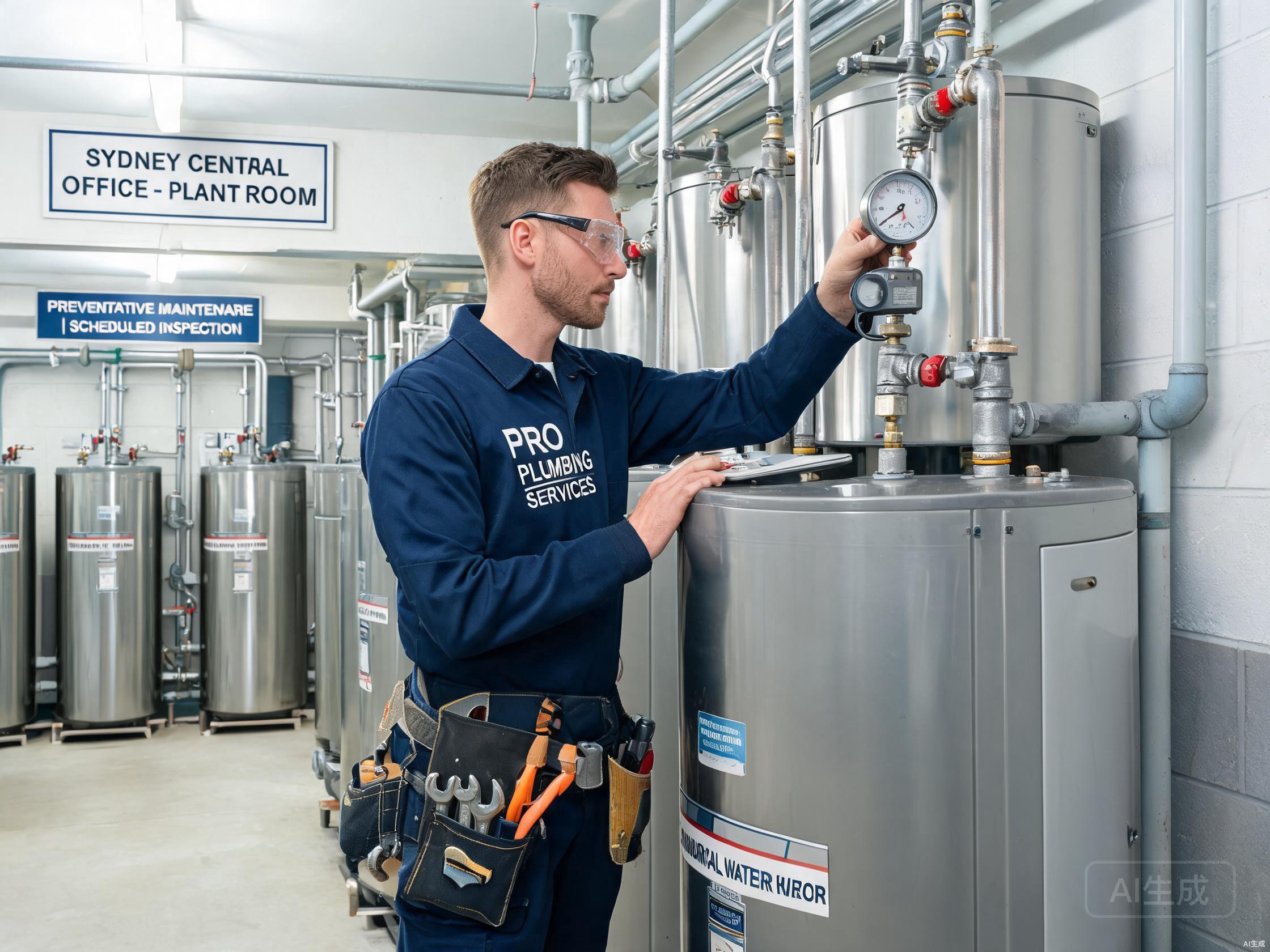 Preventative maintenance of commercial plumbing systems
